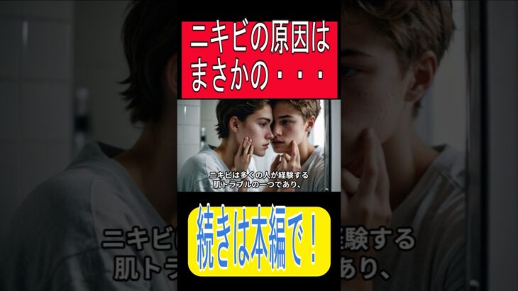 ✅ 「砂糖がニキビの原因？食生活で肌荒れを防ぐ方法【医学的に解説】」 #shorts